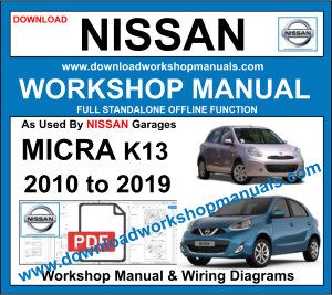 Nissan Micra K13 workshop repair manual